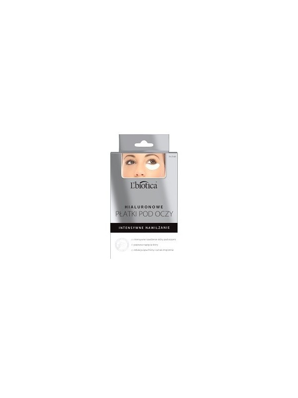 L'biotica Hyaluronic Eye Pads Intensieve hydratatie 3x2 stuks