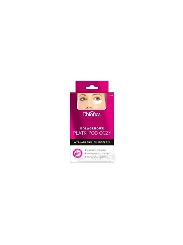 L'biotica Collagen Eye Pads Rimpels gladstrijken 3x2 stuks