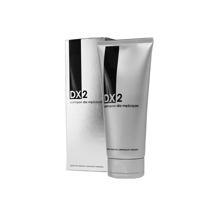 DX2 Shampoo tegen grijs worden van donker haar voor mannen 150 ml