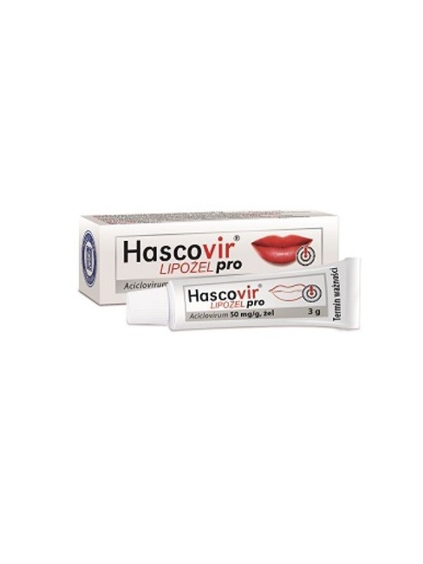 Hascovir Lipożel pro 50mg/g 3g