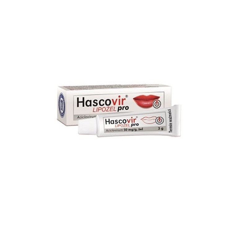 Hascovir Lipożel pro 50mg/g 3g