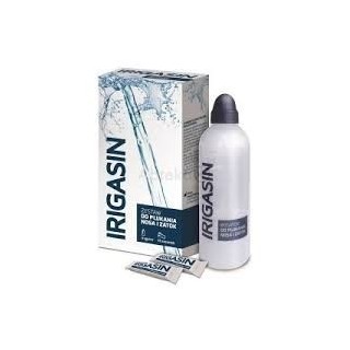 Irigasin Set voor het spoelen van de neus en sinussen Irrigator + 12 sachets
