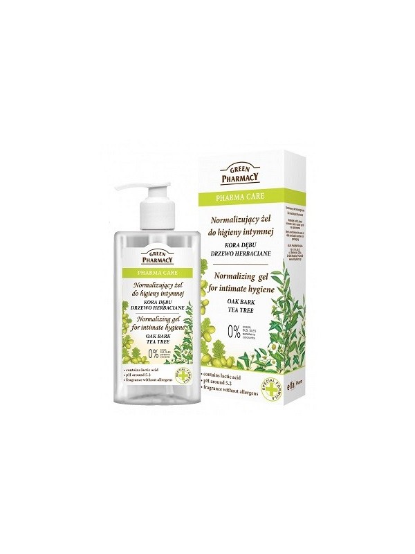 Green Pharmacy Gel voor intieme hygiëne Oak Bark, Tea Tree 300 ml