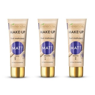 Bielenda MAKE-UP ACADEMIE Матуючий флюїд MATT - бежевий відтінок 30 г