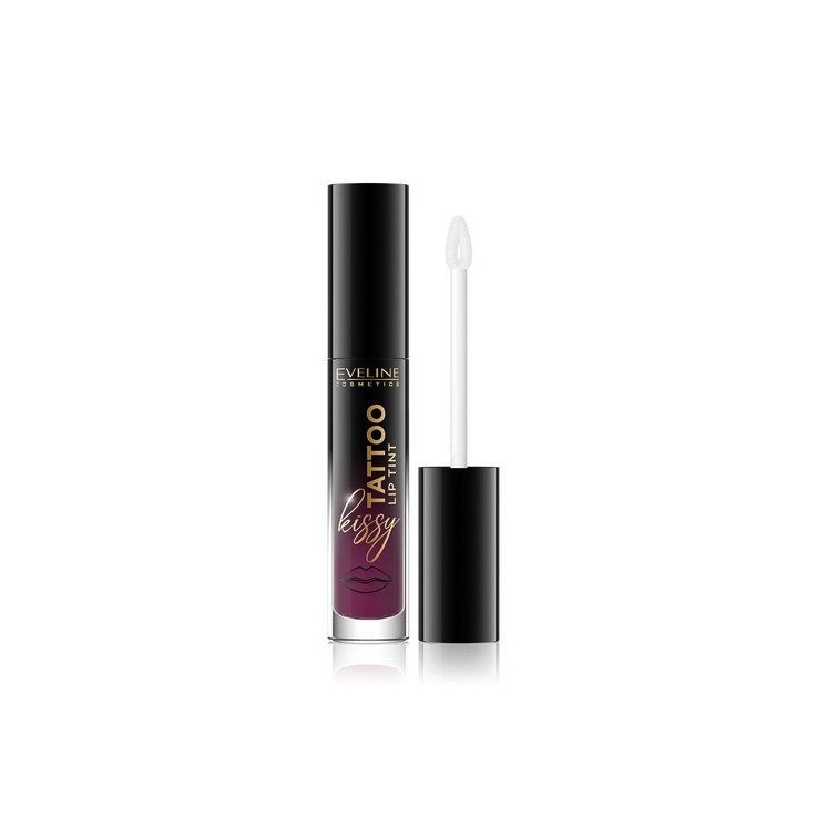 Eveline Kissy Tattoo Lip Tint Langdurige vloeibare lippenstift /03/ Dirty Berry