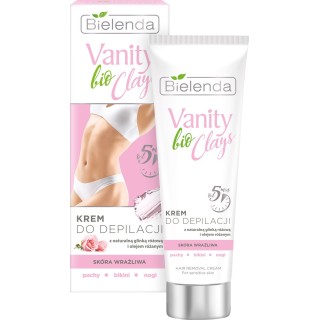Bielenda VANITY BIO CLAYS Крем для депіляції з червоною глиною 100 мл