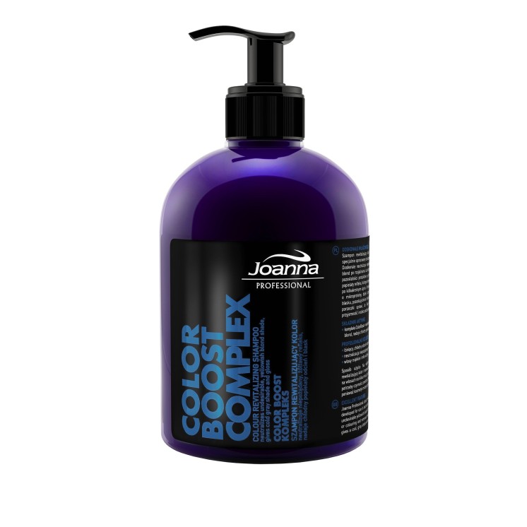 Joanna Professional COLOR BOOST COMPLEX Haarshampoo revitaliserende askleur 500 ml