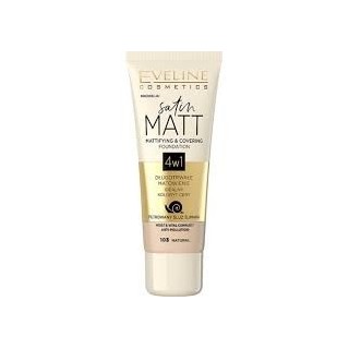 Eveline Satin Matt Mattifying Foundation /103/ Natural 30 ml