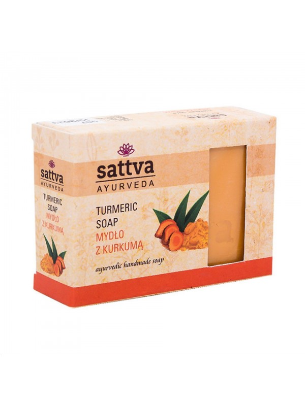 Sattva Ayurveda Zeep met Kurkuma 125 g