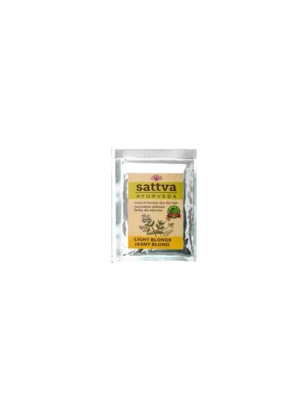 Sattva Ayurveda Natuurlijke Kruiden Haarverf Licht Blond 10 gr