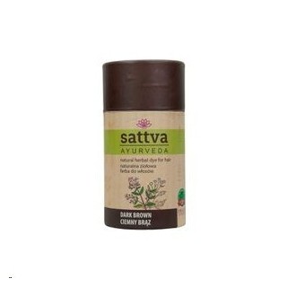 Фарба для волосся Sattva Ayurveda Natural Herbal Dark Brown 150 г
