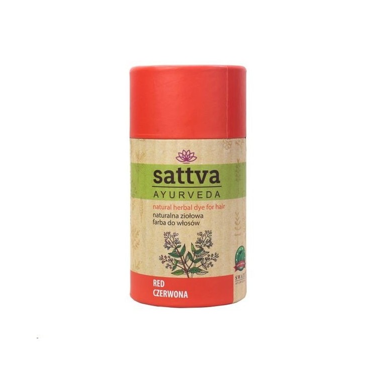 Sattva Ayurveda Natuurlijke Kruiden Haarverf Rood 150 gr