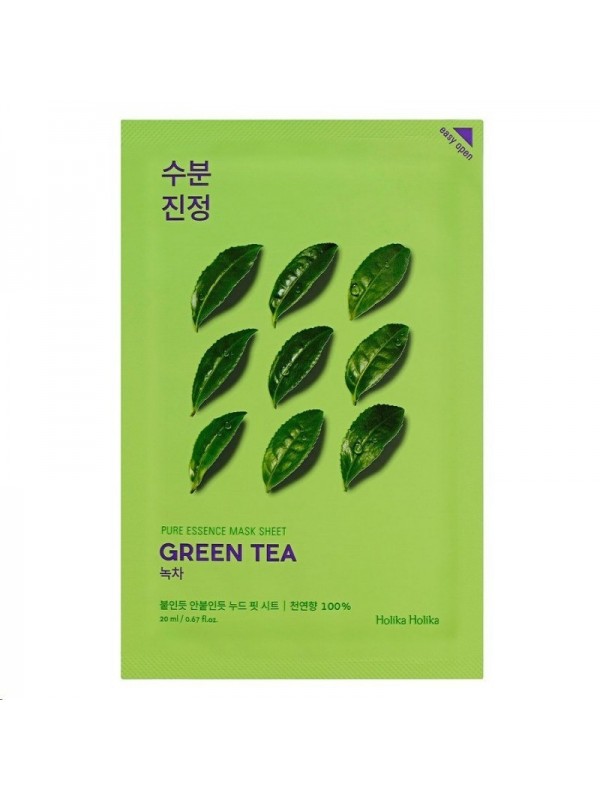 Holika Holika Pure Essence Mask Sheet - Gezichtsmasker met groene thee-extract 23 g