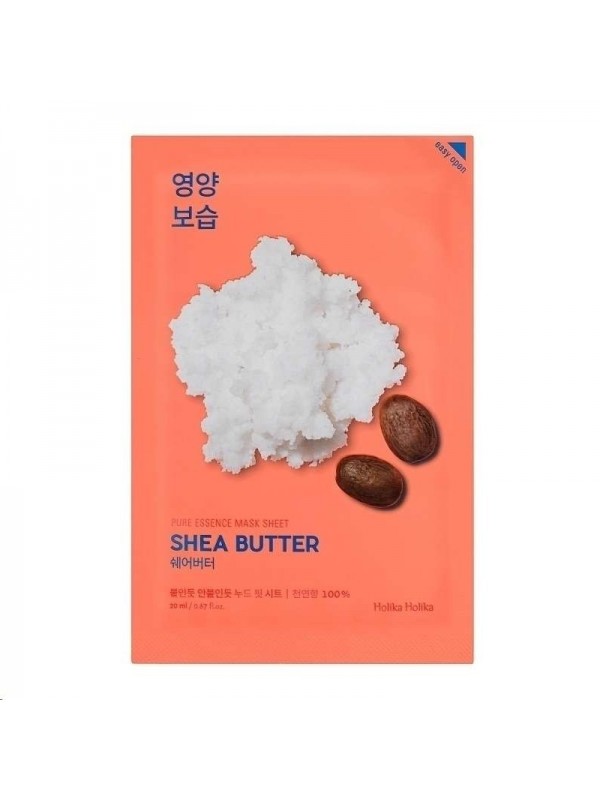 Holika Holika Pure Essence Mask Sheet - Gezichtsmasker met Shea Butter-extract 23 g