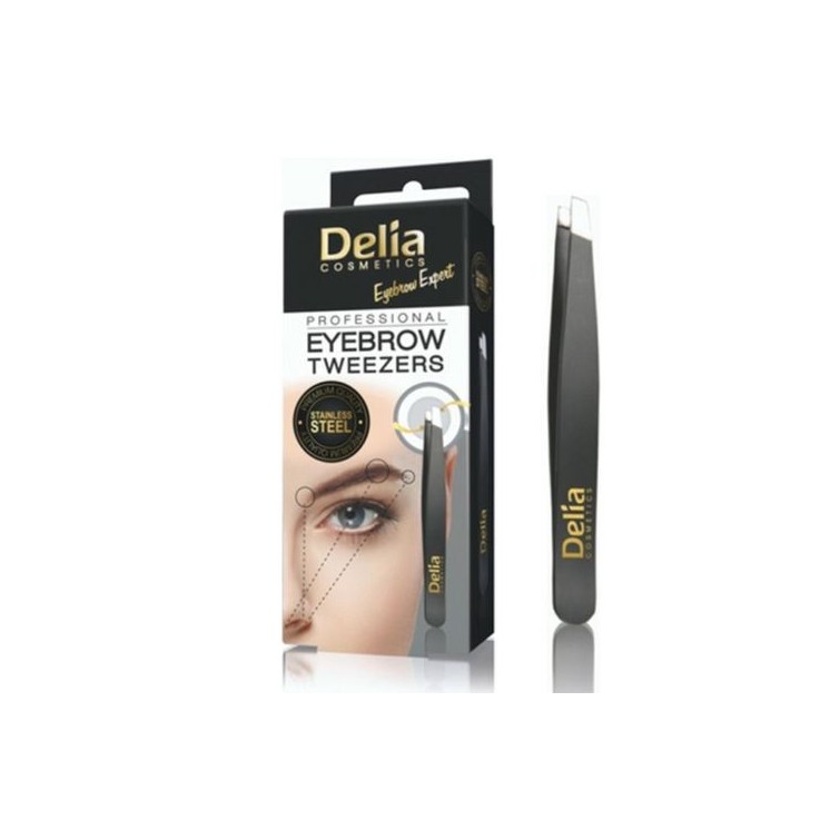 Пінцет Delia Eyebrow Expert Black 1 шт