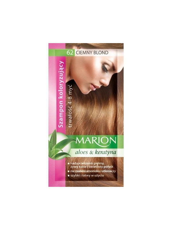 Marion Kleurshampoo met aloë-extract 4-8 wasbeurten /62/ blond 40 ml