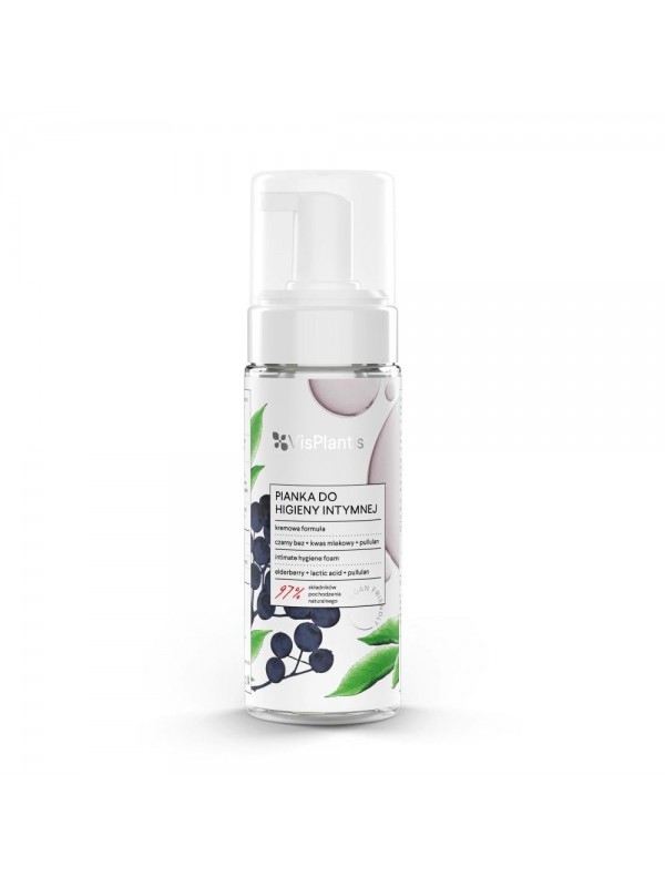 Vis Plantis Schuim voor intieme hygiëne Zwart Lila en Melkzuur 170 ml