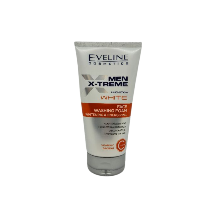 Eveline Men X-Treme Innovation ! White Whitening und Energizing Gesichtsreinigungsschaum 150 ml