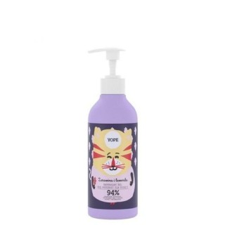 YOPE Natürliches Duschgel für Kinder Cranberry und Lavendel 400 ml