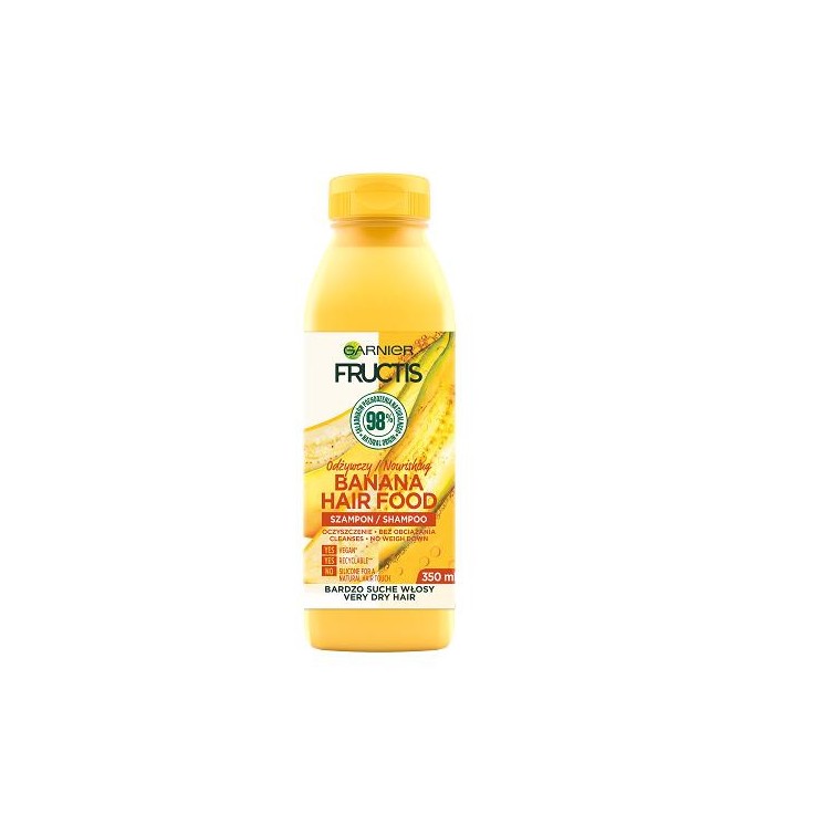 Garnier Fructis Banana Hair Food Voedende Shampoo voor zeer droog haar 350 ml