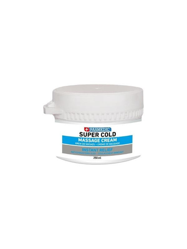 Pasmedic Super Cold Massage crème met een intens verkoelend effect 250 ml (14-10-2024)