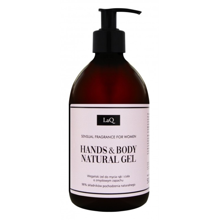 LaQ Hands & Body Sensual veganistische hand- en lichaamswasgel voor vrouwen 500 ml(29-05-2026)