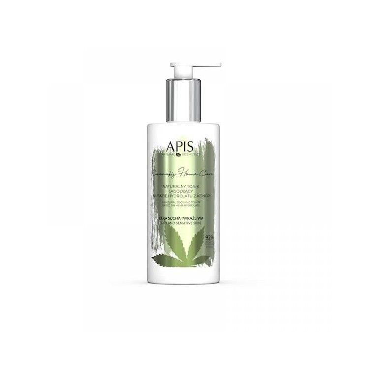 Apis Cannabis Home Care natuurlijke verzachtende tonic op basis van hennephydrolaat 300 ml