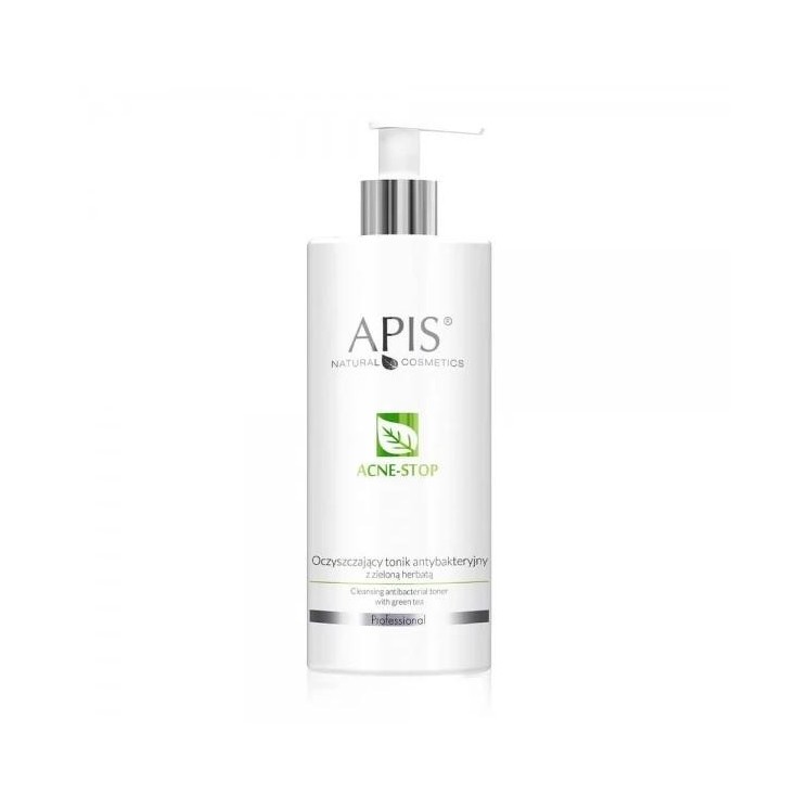Apis Acne - Cleansing Stop Антибактеріальний тонік із зеленим чаєм 500 мл