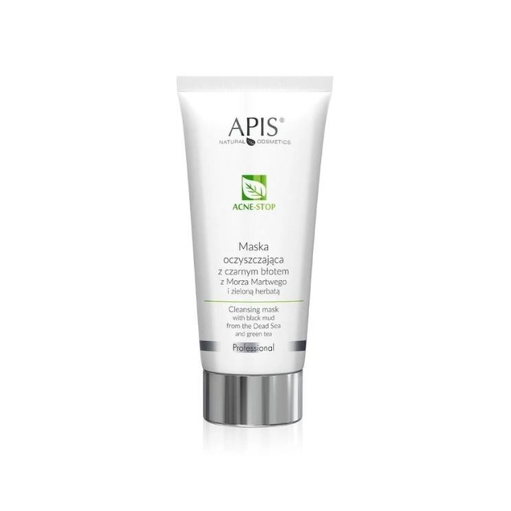 Apis Acne - Stop Reinigungsmaske mit grünem Tee und Schlamm aus dem Toten Meer 200 ml