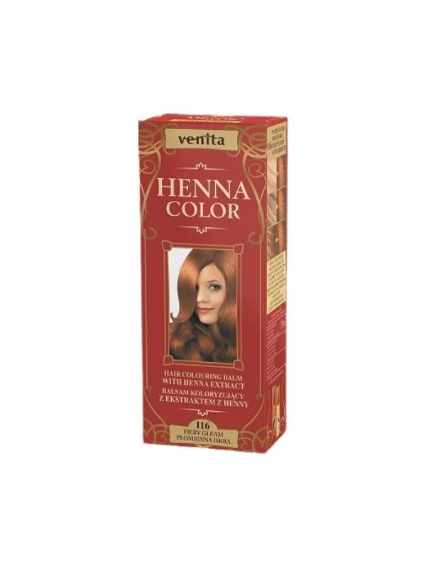 Venita Henna Color Kleurbalsem met henna-extract /116/ Flaming Iskra 75 ml