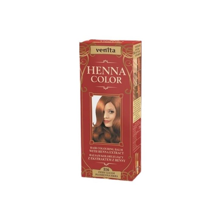 Venita Henna Color Kleurbalsem met henna-extract /116/ Flaming Iskra 75 ml