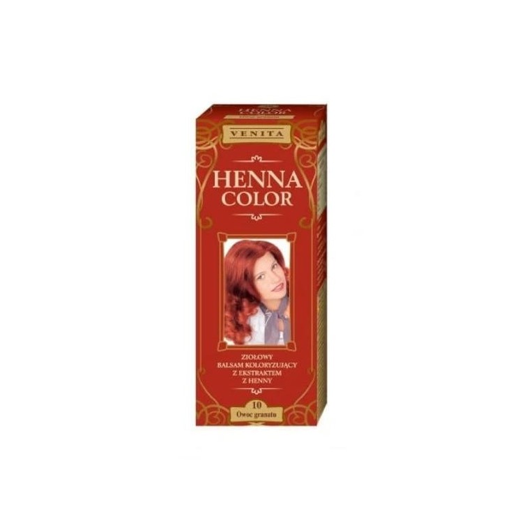 Venita Henna Color Coloring бальзам з екстрактом хни /10/ Гранат 75 мл