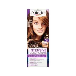 Фарба для волосся Schwarzkopf Palette Intensive Color Creme /7-560/ Тостований металевий коричневий