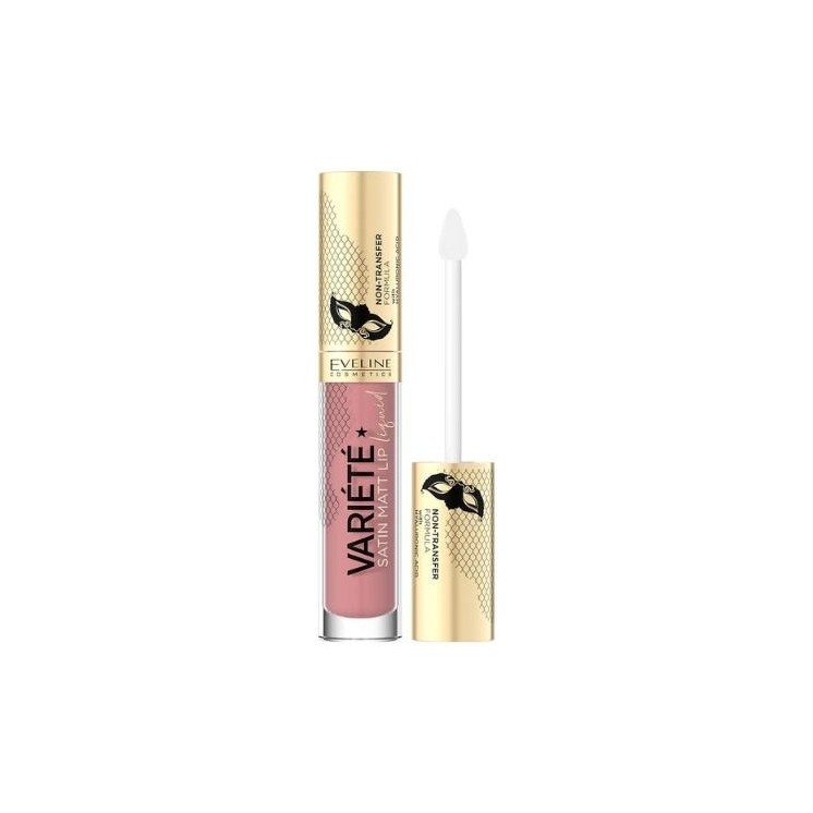 Eveline Variete Satin Vloeibare lippenstift met hyaluronzuur /02/ Raspberry Cream 4,5 ml