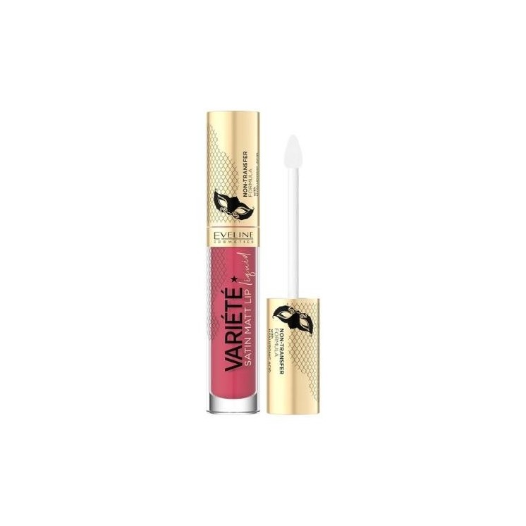 Eveline Variete Satin Vloeibare lipstick met hyaluronzuur /06/ Strawberry Cocktail 4,5 ml