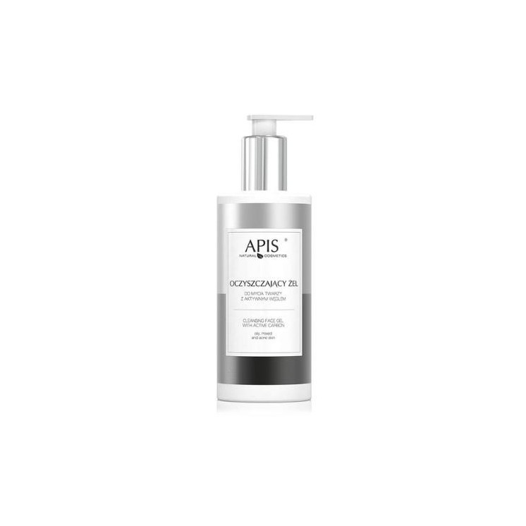 Apis Reinigende Gezichtswasgel met Actieve Kool 300 ml