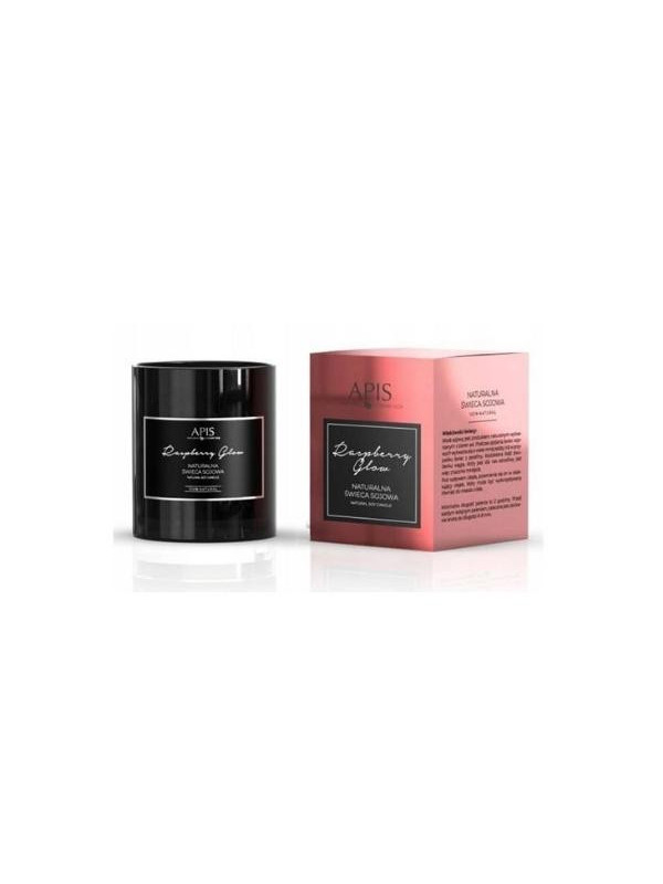 Apis Raspberry Glow natuurlijke sojakaars 220 g