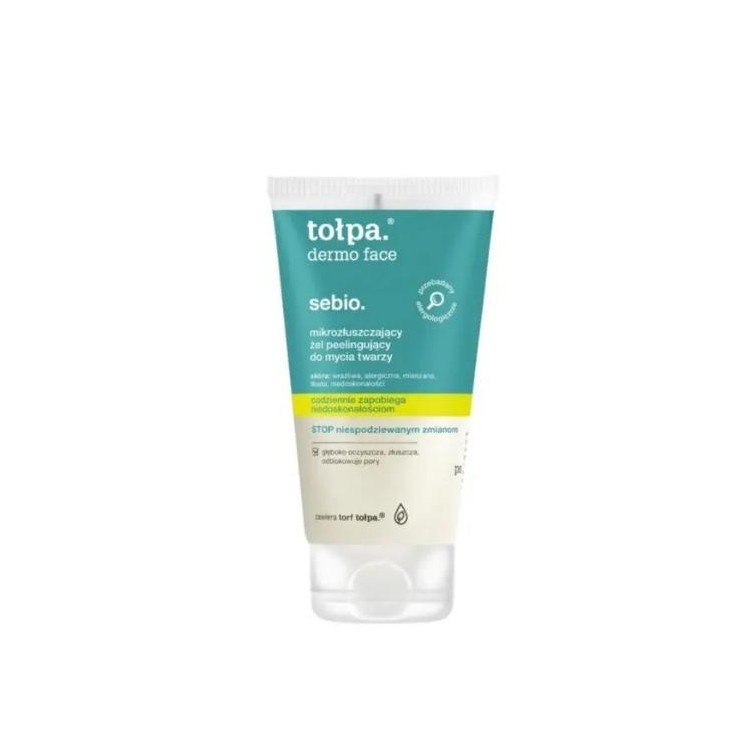 Tołpa Face Sebio. micro-exfoliërende peeling gel voor het gezicht