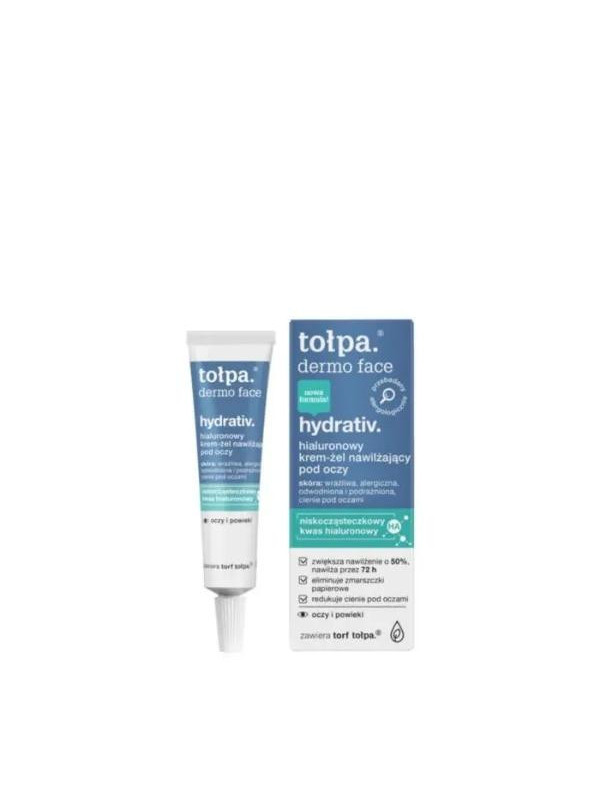 Tołpa Dermo Face Hydrativ. hyaluronzuur crème-gel hydraterend onder de ogen