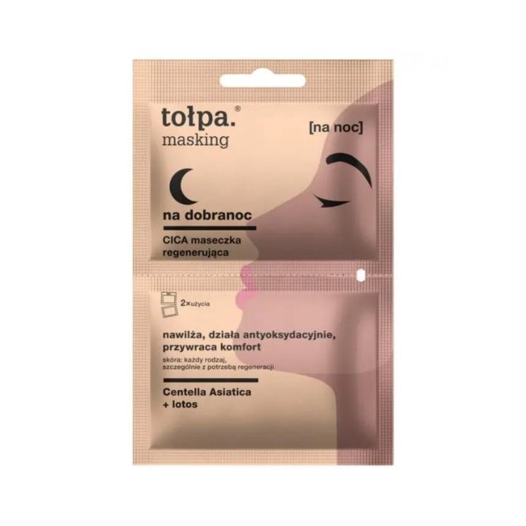 Tołpa Masking CICA Regenererend masker is zeer hydraterend