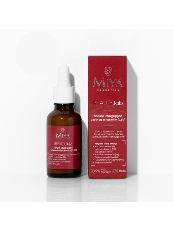 Miya Cosmetics Lifting Serum met plantaardig retinol 5 %