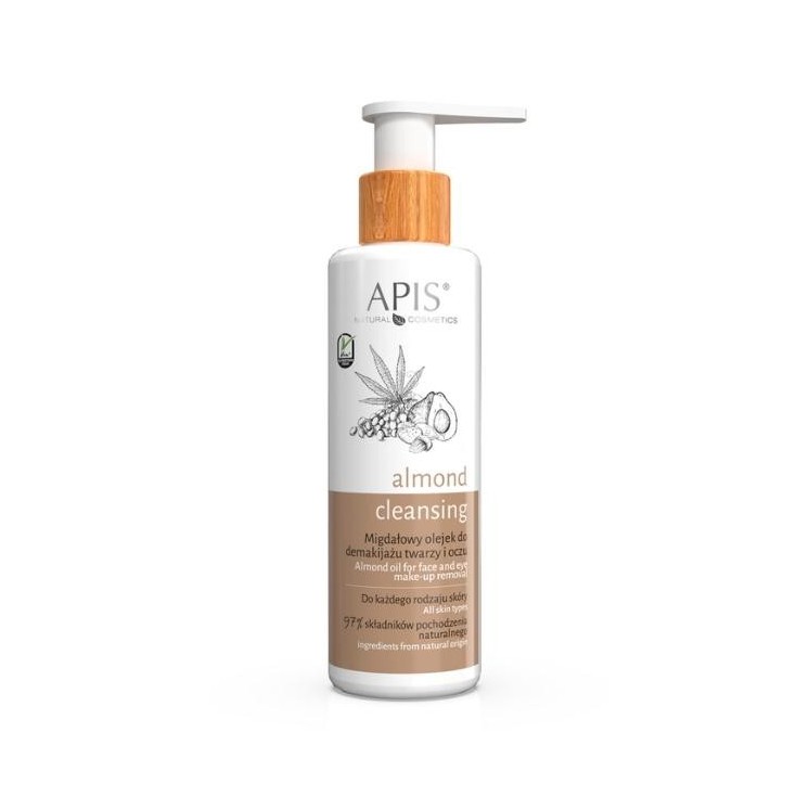 Apis Almond Cleansing Oil для зняття макіяжу з обличчя та очей