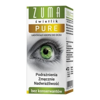 Zuma Świetlik Pure Eye краплі без консервантів 10 мл