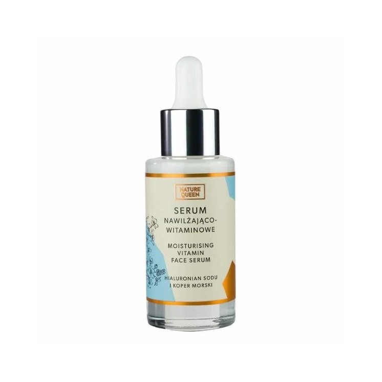 Nature Queen Hydraterend en Vitamine Serum Natriumhyaluronaat en Zeevenkel 30 ml