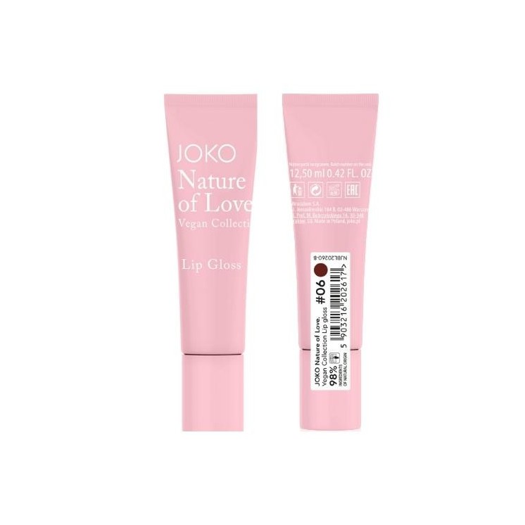 Joko Nature of Love Vegan Collection Lipgloss /06/ 12,5 ml