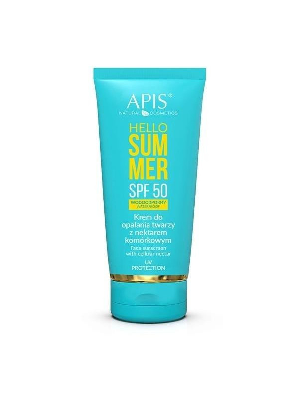 Apis Hello Summer SPF50 Zonnebrandcrème voor het gezicht met cellulaire nectar