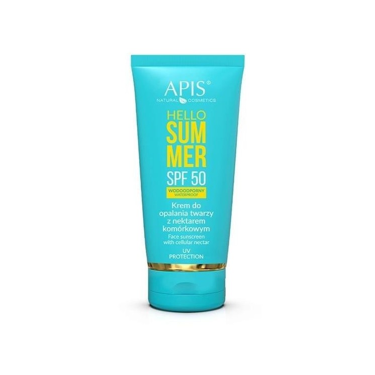 Apis Hello Summer SPF50 Сонцезахисний крем для обличчя з клітинним некратом
