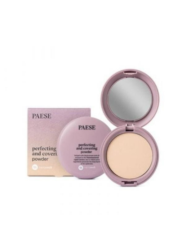 Paese Nanorevit Perfecting and Covering Beauty en dekkende poeder /04/ Warm Beige