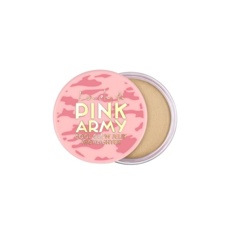 Lovely Pink Army Cool Glow Highlighter in gelei met een verkoelend effect