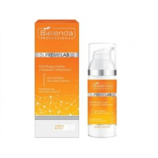 Bielenda Professional SUPREMELAB Energy Boost Gesichtsmaske mit Säuren und Vitamin C